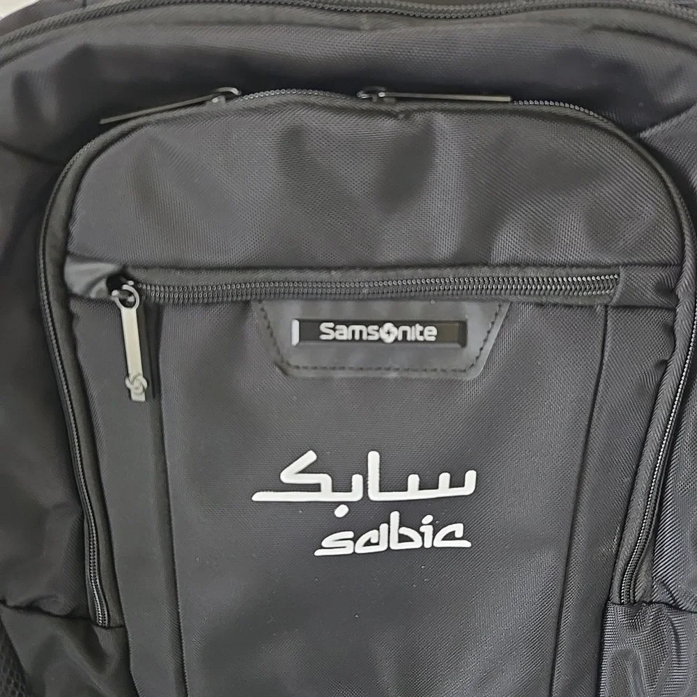 Samsonite Classic 2 Backpack 15.6 Laptop Bag Black Sabic Logo 141277-1041 NWT